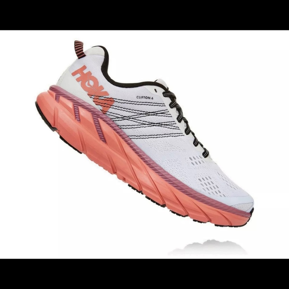 HOKA ONE ONE Clifton 6 Size 9 Nimbus Cloud Lantana Shoes